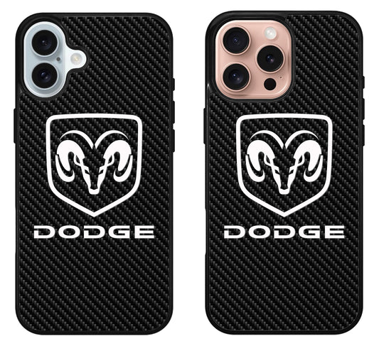 Dodge Black Carbon iPhone 16 | 16 Plus | 16 Pro | 16 Pro Max Case