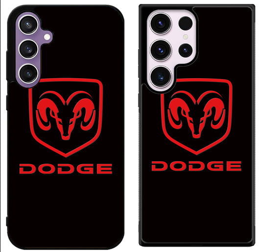 Dodge Logo Black Samsung Galaxy S24 | S24+ | S24 Ultra Case
