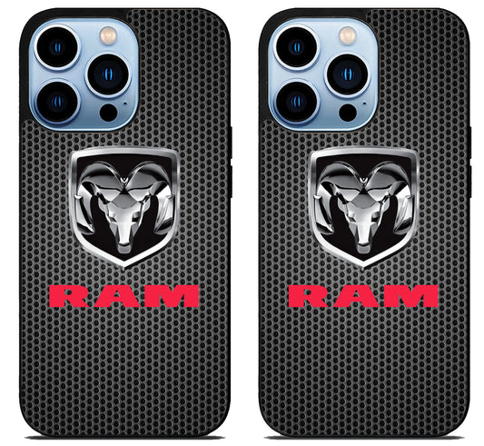 Dodge RAM Black Carbon iPhone 15 Pro | iPhone 15 Pro Max Case