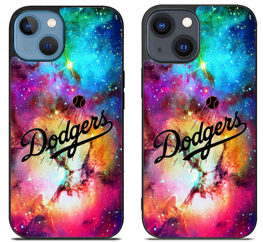 Dodger Baseball Nebula iPhone 15 | iPhone 15 Plus Case