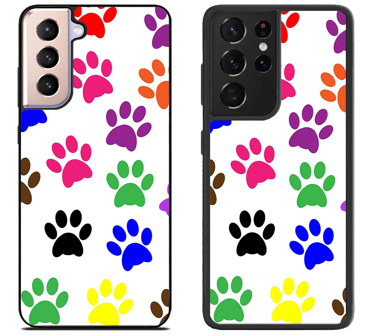 Dog Paw Colorfull Samsung Galaxy S21 | S21 FE | S21+ | S21 Ultra Case