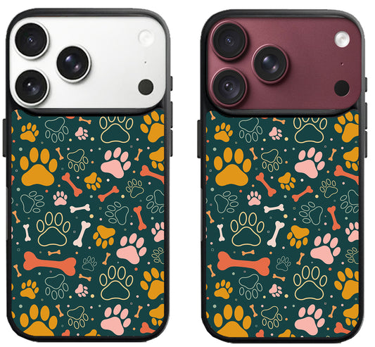 Dog Paw Pattern iPhone 18 Pro | 18 Pro Max Case