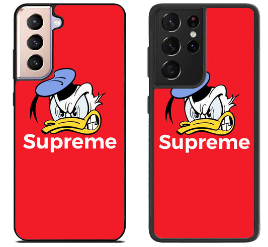 Donal Duck Red Samsung Galaxy S21 | S21 FE | S21+ | S21 Ultra Case