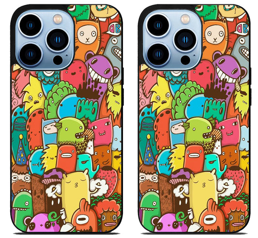 Doodle Art iPhone 15 Pro | iPhone 15 Pro Max Case