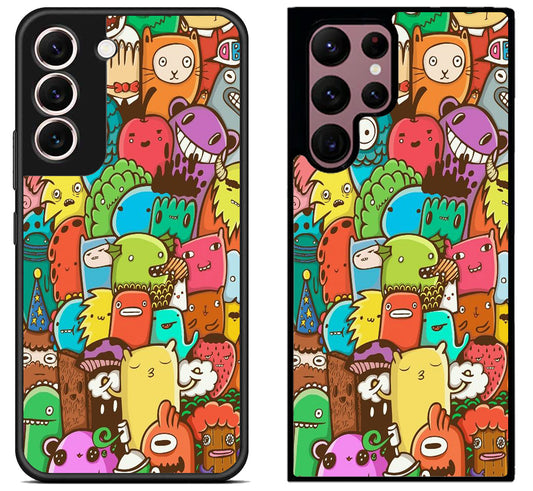 Doodle Art Samsung Galaxy S22 | S22+ | S22 Ultra Case