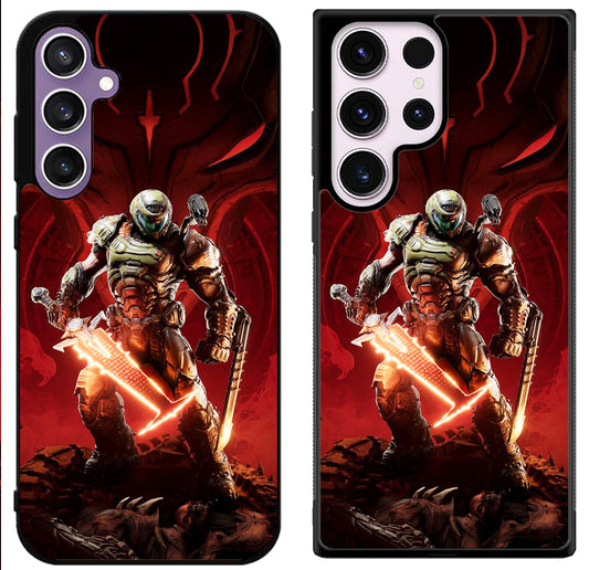 Doom eternal Wallpaper Samsung Galaxy S24 | S24+ | S24 Ultra Case