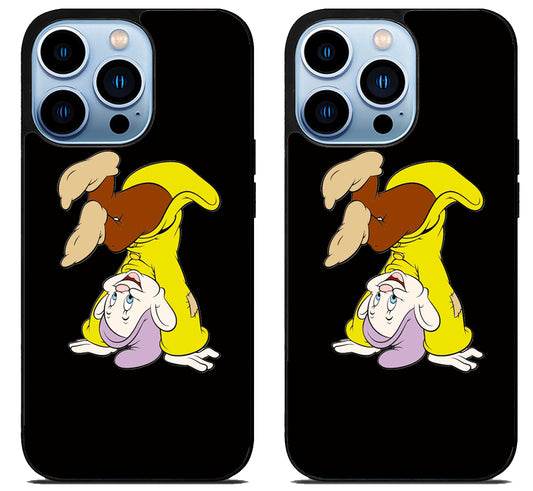 Dopey Snow White Black iPhone 15 Pro | iPhone 15 Pro Max Case