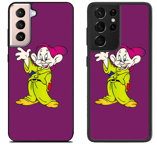 Dopey Snow White Purple Samsung Galaxy S21 | S21 FE | S21+ | S21 Ultra Case