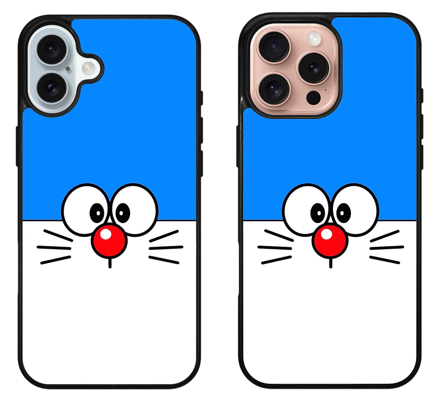 Doraemon Face iPhone 16 | 16 Plus | 16 Pro | 16 Pro Max Case