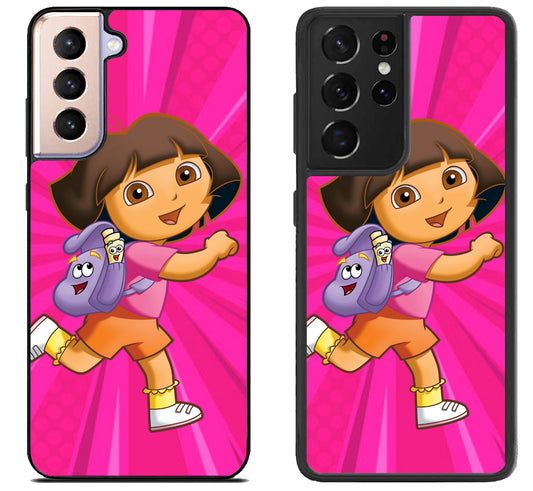 Dora the Explorer Cute Samsung Galaxy S21 | S21 FE | S21+ | S21 Ultra Case