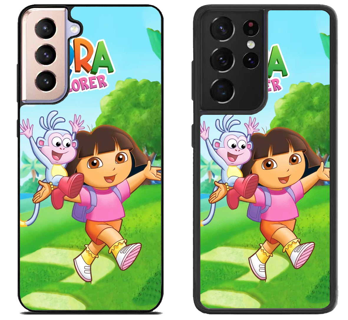 Dora the Explorer Wallpaper Samsung Galaxy S21 | S21 FE | S21+ | S21 Ultra Case