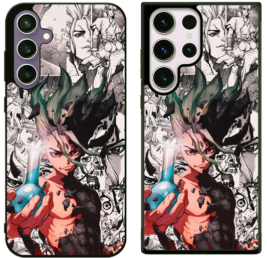 Dr Stone Collage Samsung Galaxy S25 | S25 Edge | S25 FE | S25 Plus | S25 Ultra Case