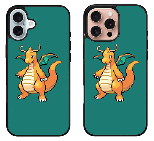 Dragonite Cover Pokemon  iPhone 16 | 16 Plus | 16 Pro | 16 Pro Max Case