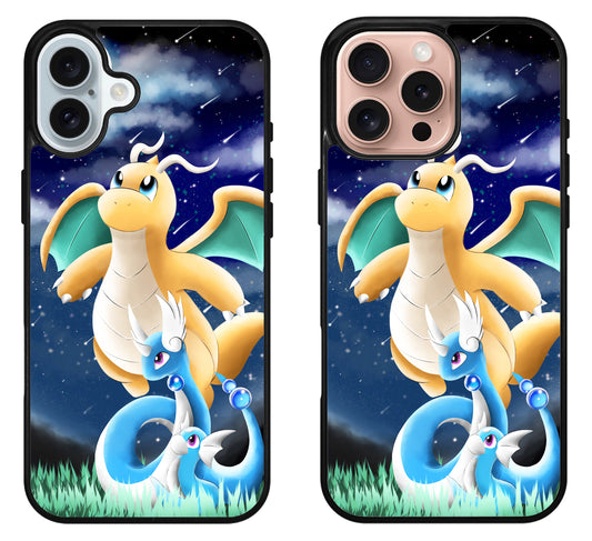 Dragonite Pokemon Style iPhone 16 | 16 Plus | 16 Pro | 16 Pro Max Case