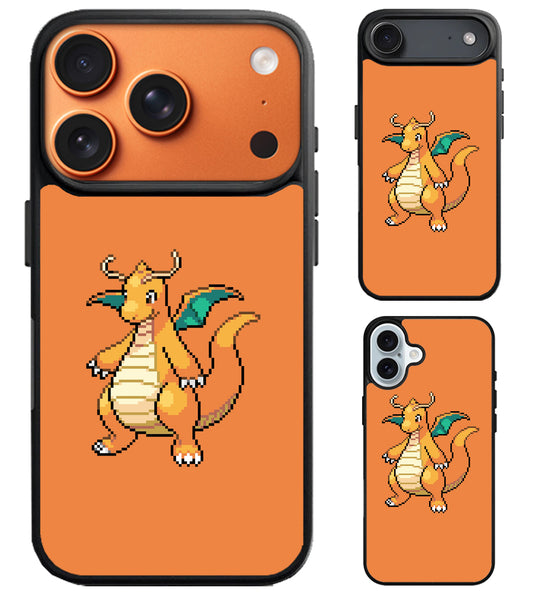 Dragonite Style Pokemon  iPhone Air | iPhone 17 | 17 Pro | 17 Pro Max Case