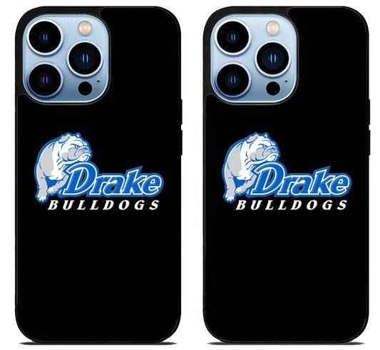Drake Bulldogs Black iPhone 15 Pro | iPhone 15 Pro Max Case