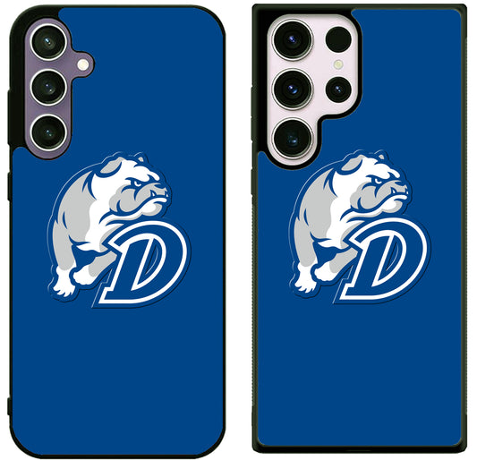 Drake Bulldogs Blue Samsung Galaxy S25 | S25 Edge | S25 FE | S25 Plus | S25 Ultra Case