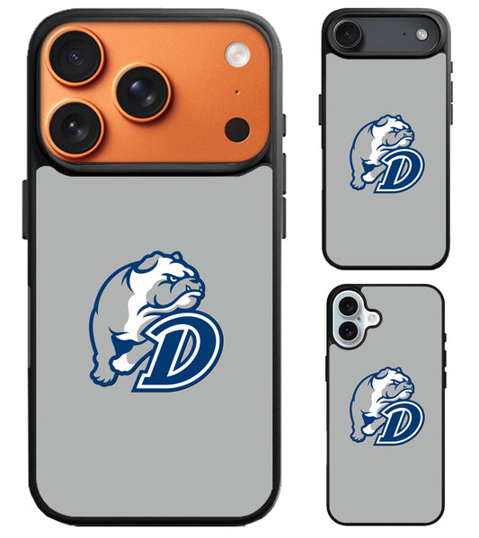 Drake Bulldogs Logo iPhone Air | iPhone 17 | 17 Pro | 17 Pro Max Case