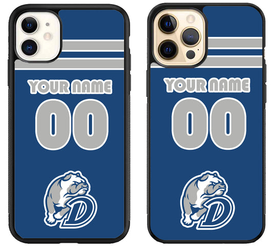 Custom Personalized Drake Bulldogs iPhone 12 | 12 Mini | 12 Pro | 12 Pro Max Case