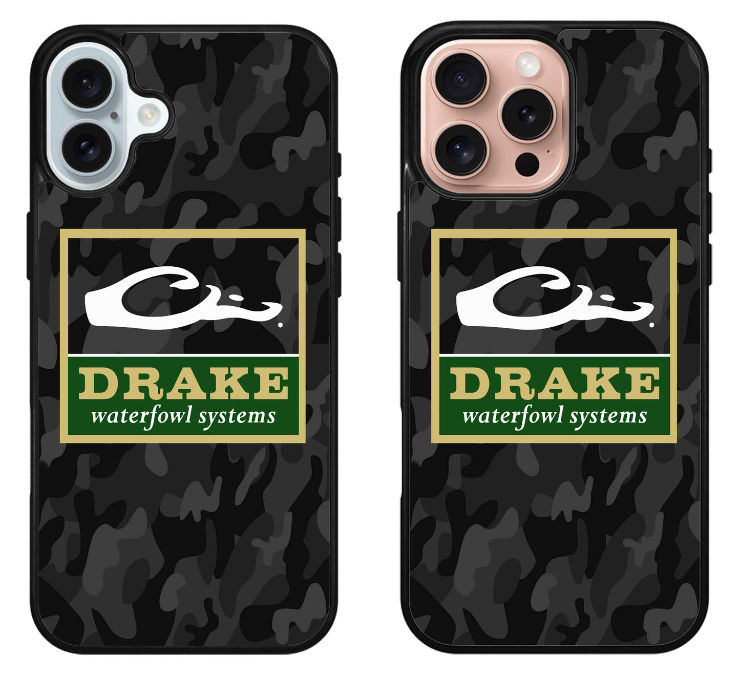 Drake Waterfowl Black Camo iPhone 16 | 16 Plus | 16 Pro | 16 Pro Max Case