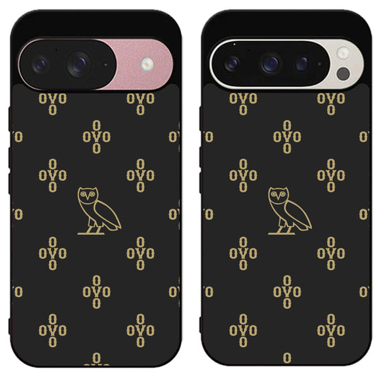 Drake ovo Black And Gold Google Pixel 9 | 9 Pro | 9 Pro XL Case
