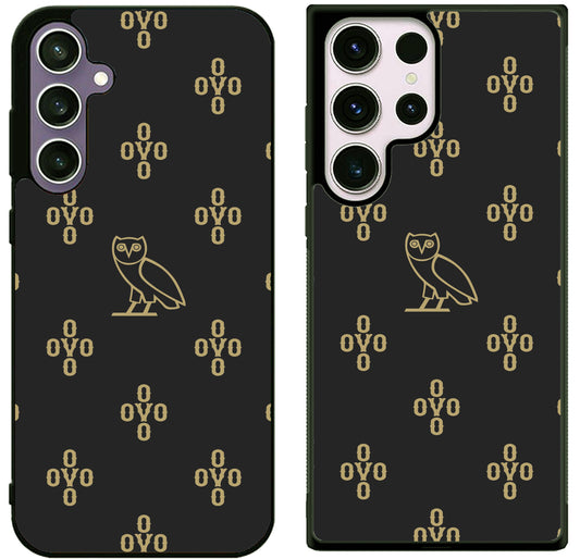 Drake ovo Black And Gold Samsung Galaxy S25 | S25 Edge | S25 FE | S25 Plus | S25 Ultra Case