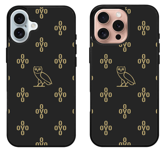 Drake ovo Black And Gold iPhone 16 | 16 Plus | 16 Pro | 16 Pro Max Case