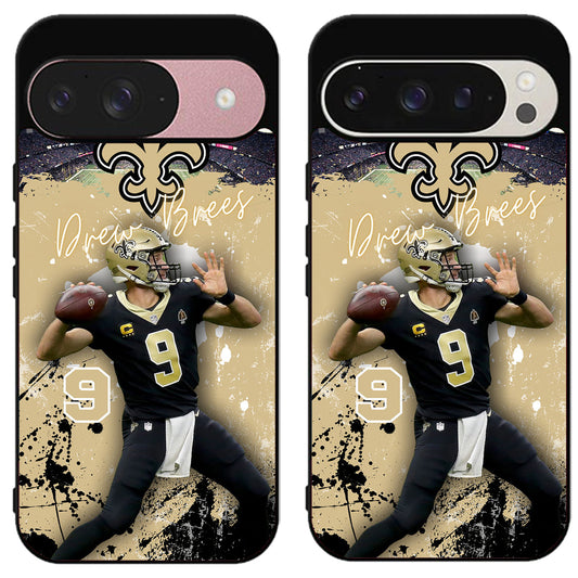 Drew Brees New Orleans Saints Stylish Google Pixel 9 | 9 Pro | 9 Pro XL Case