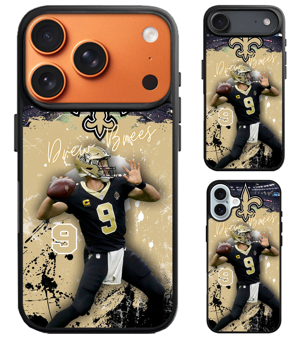 Drew Brees New Orleans Saints Stylish iPhone Air | iPhone 17 | 17 Pro | 17 Pro Max Case