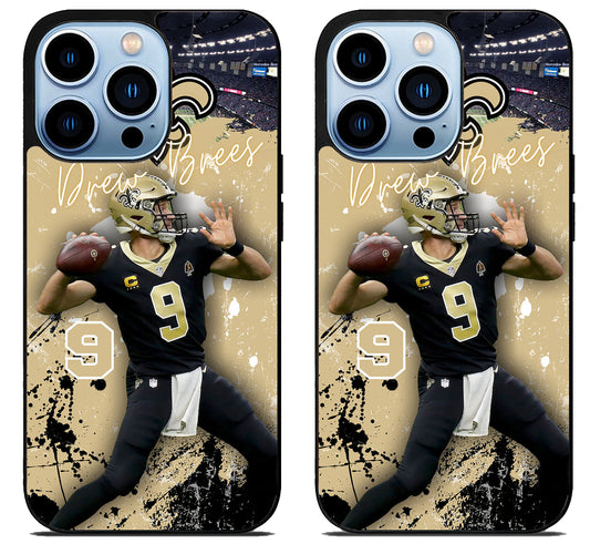 Drew Brees New Orleans Saints Stylish iPhone 15 Pro | iPhone 15 Pro Max Case