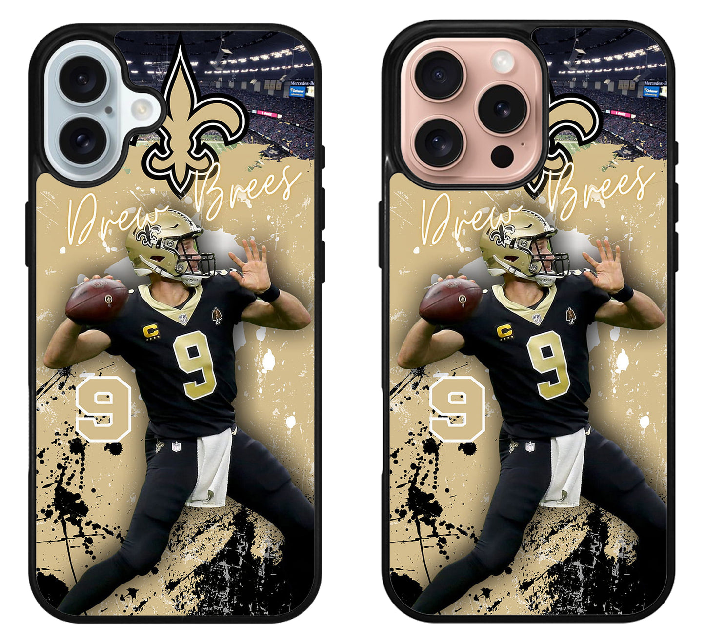 Drew Brees New Orleans Saints Stylish iPhone 16 | 16 Plus | 16 Pro | 16 Pro Max Case