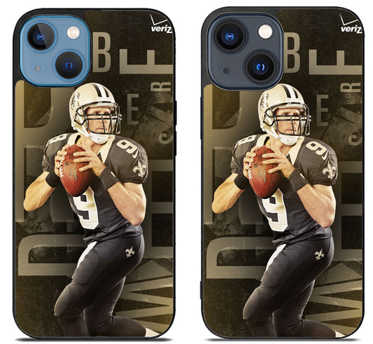 Drew Bress Saint Giants Wallpaper iPhone 15 | iPhone 15 Plus Case