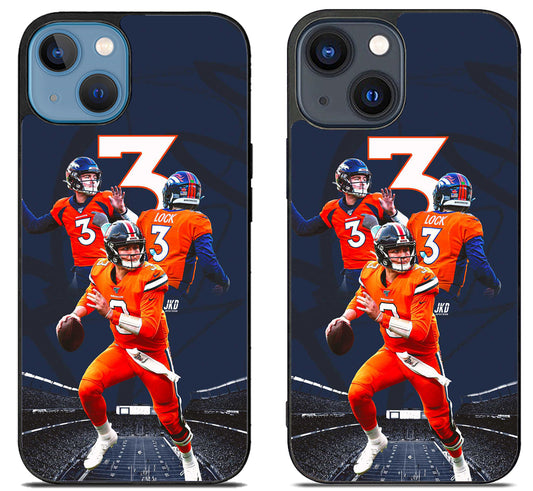 Drew Lock Denver Broncos Collage iPhone 15 | iPhone 15 Plus Case