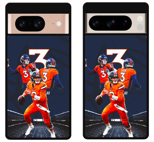 Drew Lock Denver Broncos Collage Google Pixel 8 | 8 Pro Case