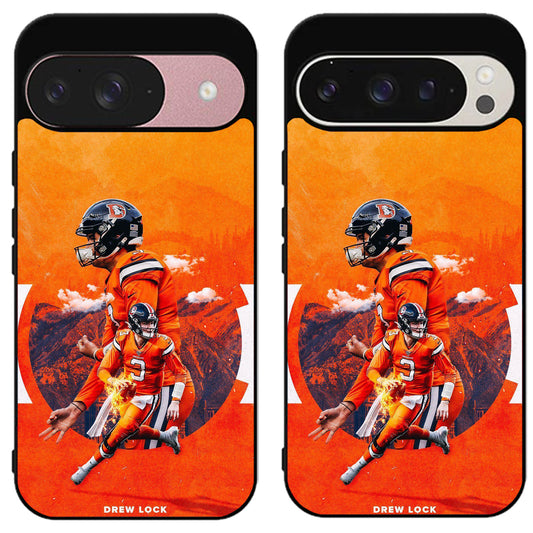 Drew Lock Denver Broncos Wallpaper Google Pixel 9 | 9 Pro | 9 Pro XL Case