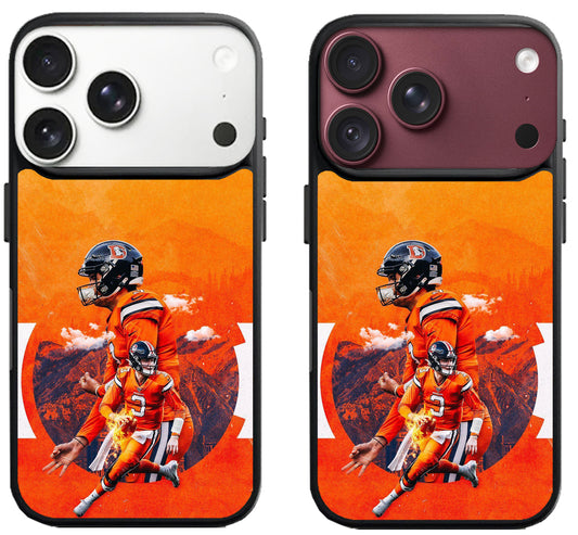 Drew Lock Denver Broncos Wallpaper iPhone 18 Pro | 18 Pro Max Case