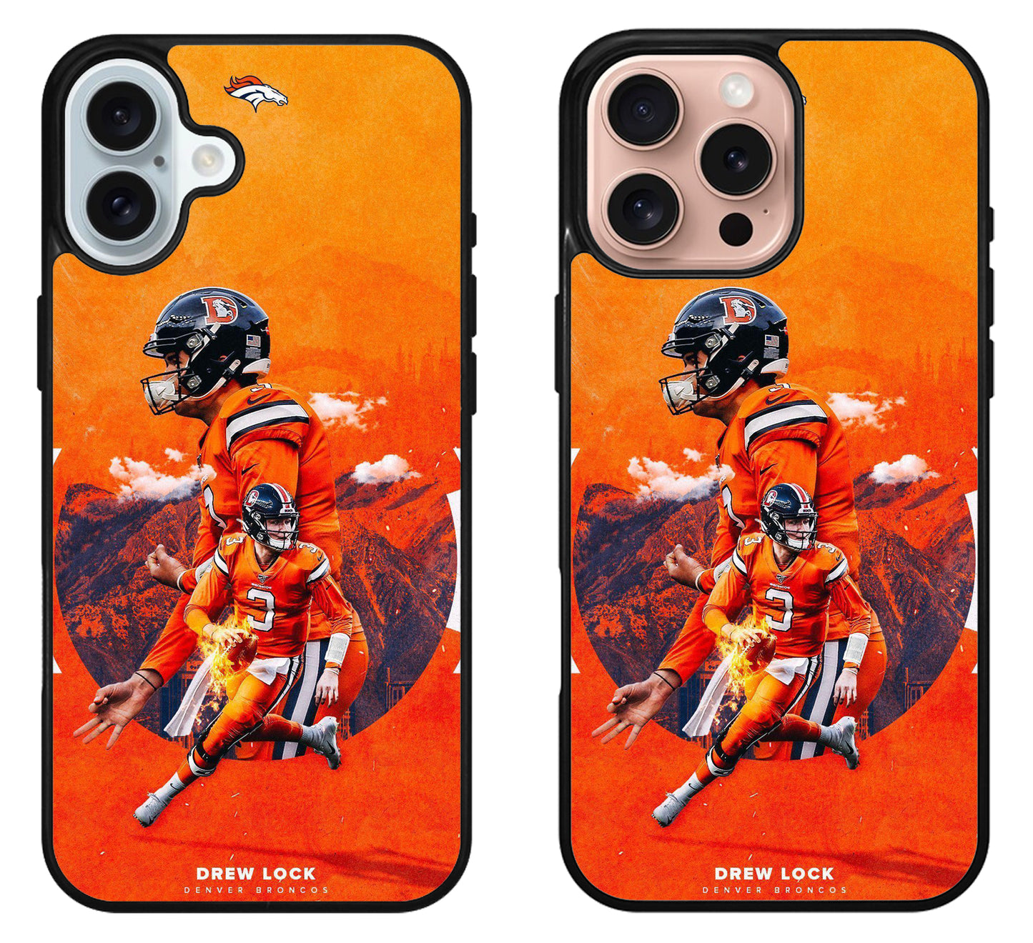 Drew Lock Denver Broncos Wallpaper iPhone 16 | 16 Plus | 16 Pro | 16 Pro Max Case