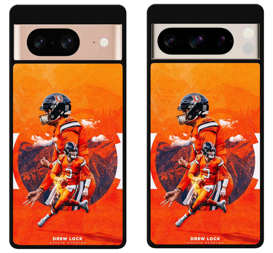 Drew Lock Denver Broncos Wallpaper Google Pixel 8 | 8 Pro Case