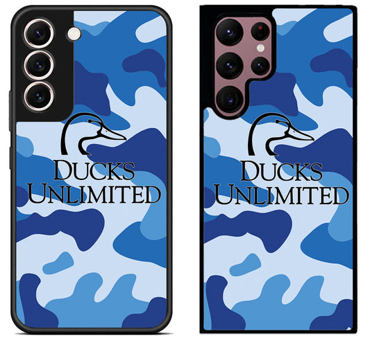 Duck Unlimited Blue Camo Samsung Galaxy S22 | S22+ | S22 Ultra Case