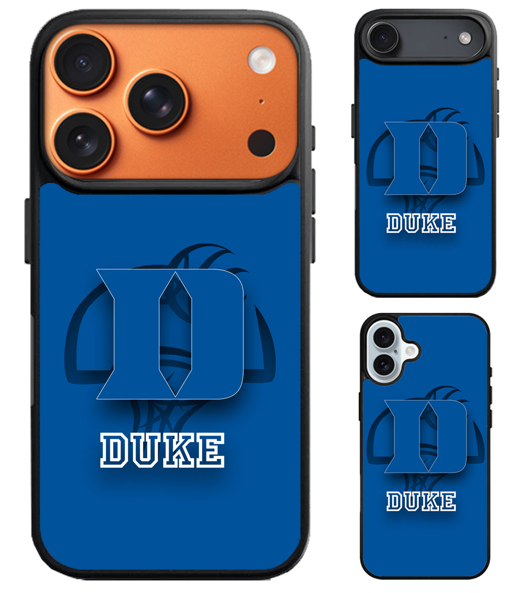 Duke Blue Devils Background iPhone Air | iPhone 17 | 17 Pro | 17 Pro Max Case
