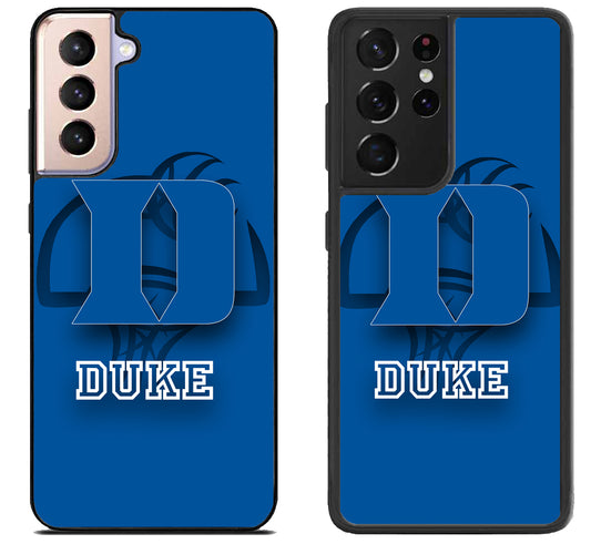 Duke Blue Devils Background Samsung Galaxy S21 | S21 FE | S21+ | S21 Ultra Case