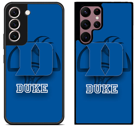 Duke Blue Devils Background Samsung Galaxy S22 | S22+ | S22 Ultra Case