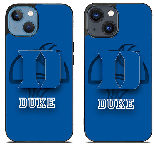 Duke Blue Devils Background iPhone 15 | iPhone 15 Plus Case