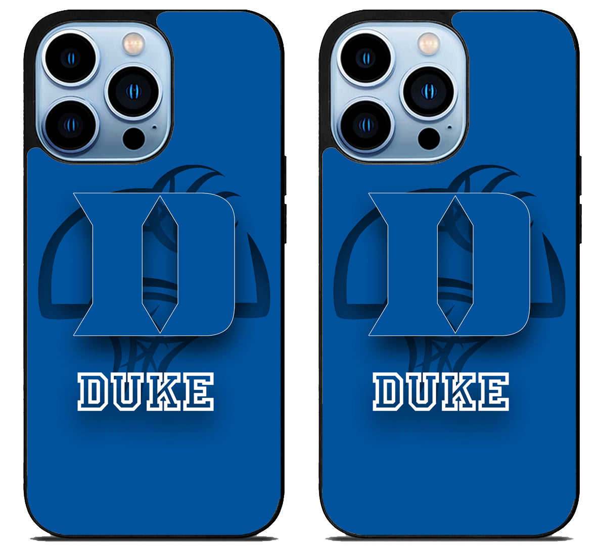 Duke Blue Devils Background iPhone 15 Pro | iPhone 15 Pro Max Case