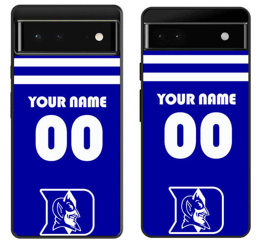 Custom Personalized Duke Blue Devils Google Pixel 6 | 6A | 6 Pro Case
