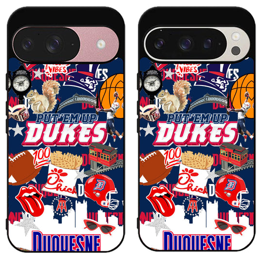 Duquesne Dukes Collage Google Pixel 9 | 9 Pro | 9 Pro XL Case