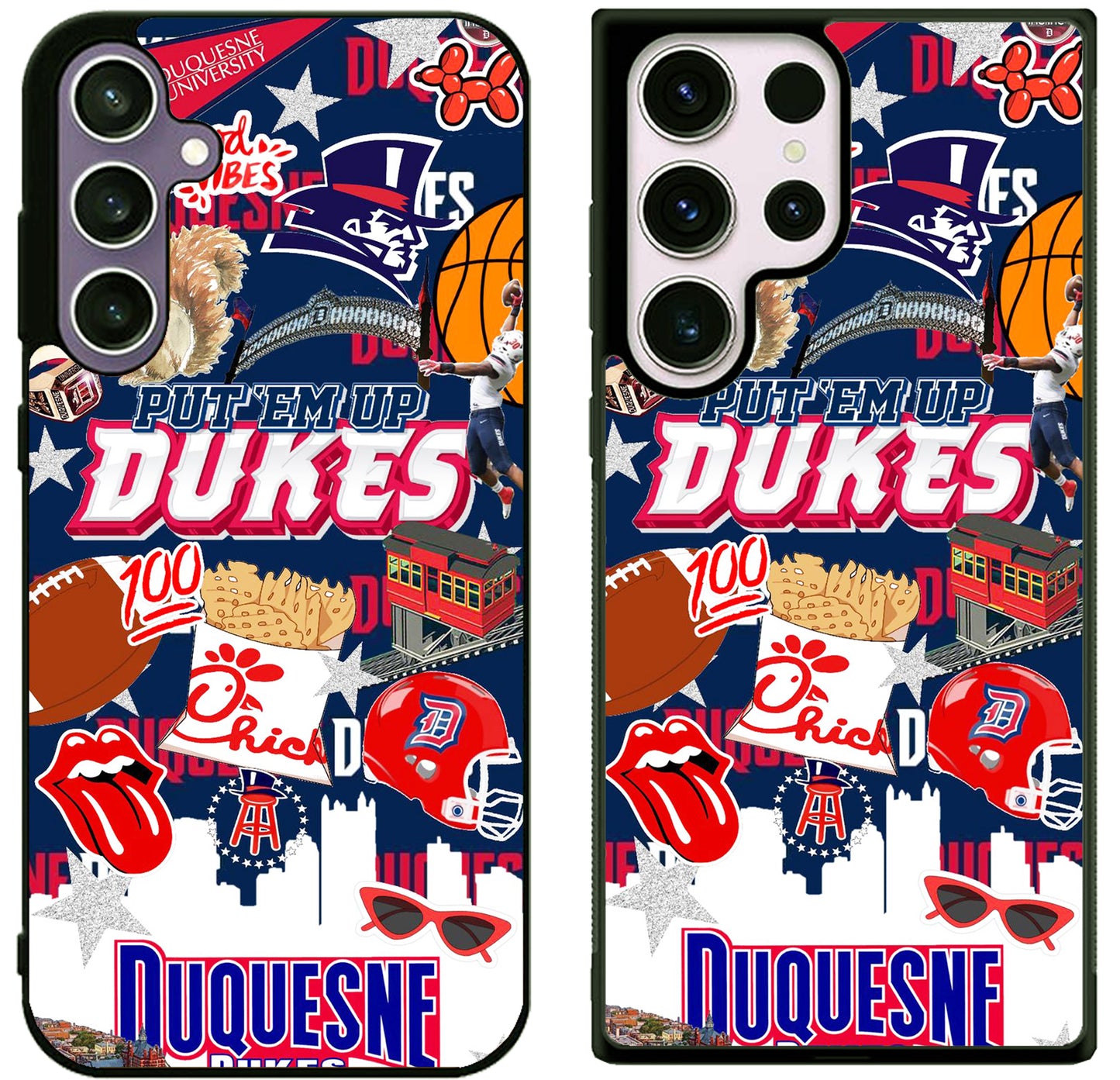 Duquesne Dukes Collage Samsung Galaxy S25 | S25 Edge | S25 FE | S25 Plus | S25 Ultra Case