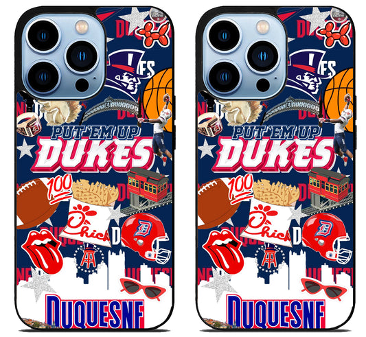 Duquesne Dukes Collage iPhone 15 Pro | iPhone 15 Pro Max Case