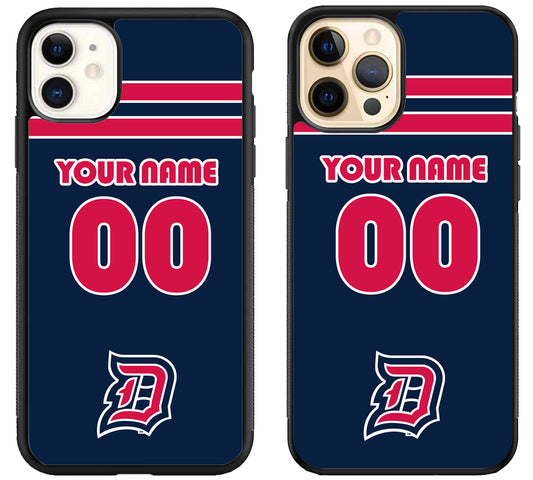 Custom Personalized Duquesne Dukes iPhone 12 | 12 Mini | 12 Pro | 12 Pro Max Case