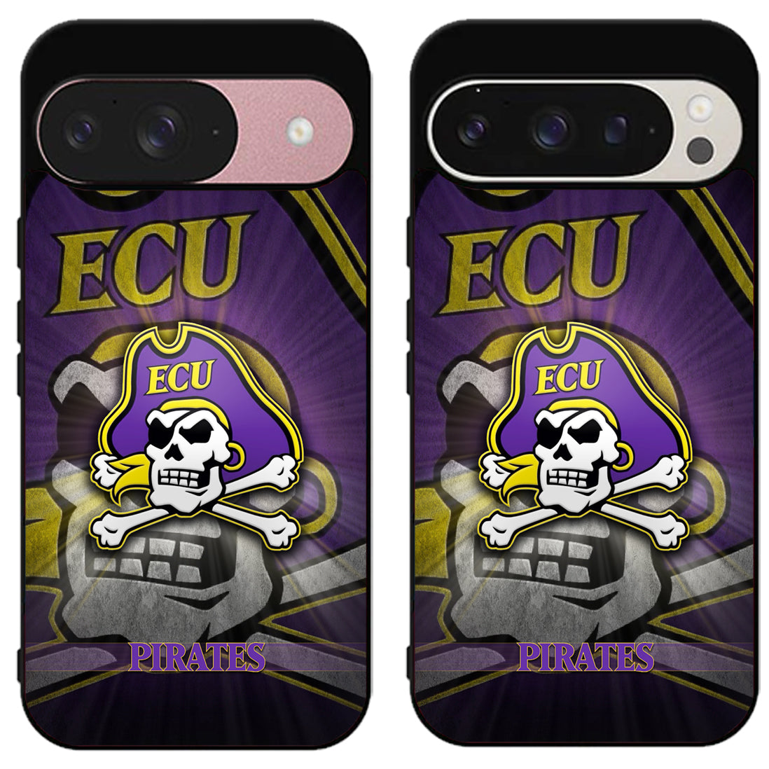 East Carolina Pirates Background Google Pixel 9 | 9 Pro | 9 Pro XL Case
